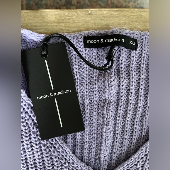 NWT Lavender Knit Sweater - Picture 5 of 6